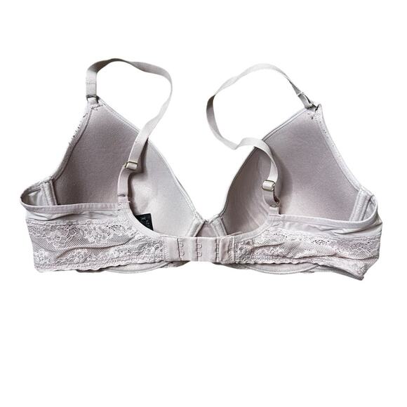 Natori Bliss Perfection Comfort T-Shirt pink Lace accent  Bra Size 34C - Picture 3 of 9